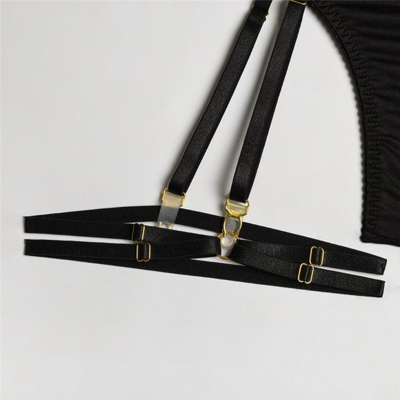 Lux So Chic Black Lingerie Set - Picture 5 of 5